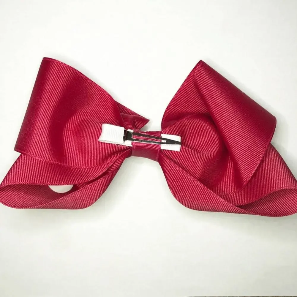 Girls Red Small Hairbow